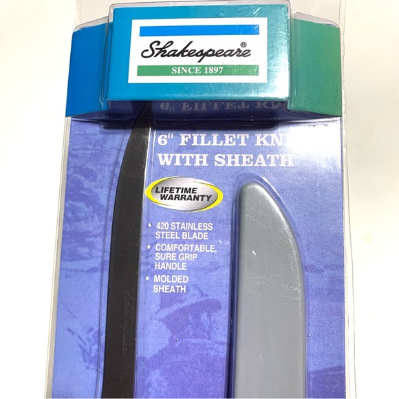 Shakespears 6” Fillet Knife with Sheath NWT - Picture 3 of 7